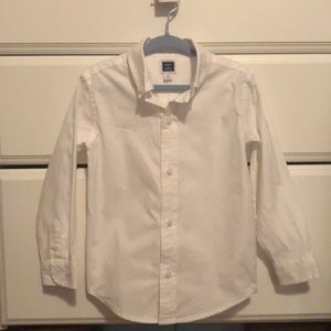 Janie and Jack Button Down Shirt White